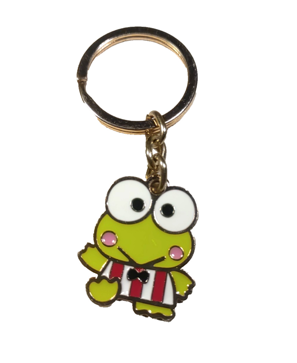 Green Frog Keychain Cartoon Character Funny